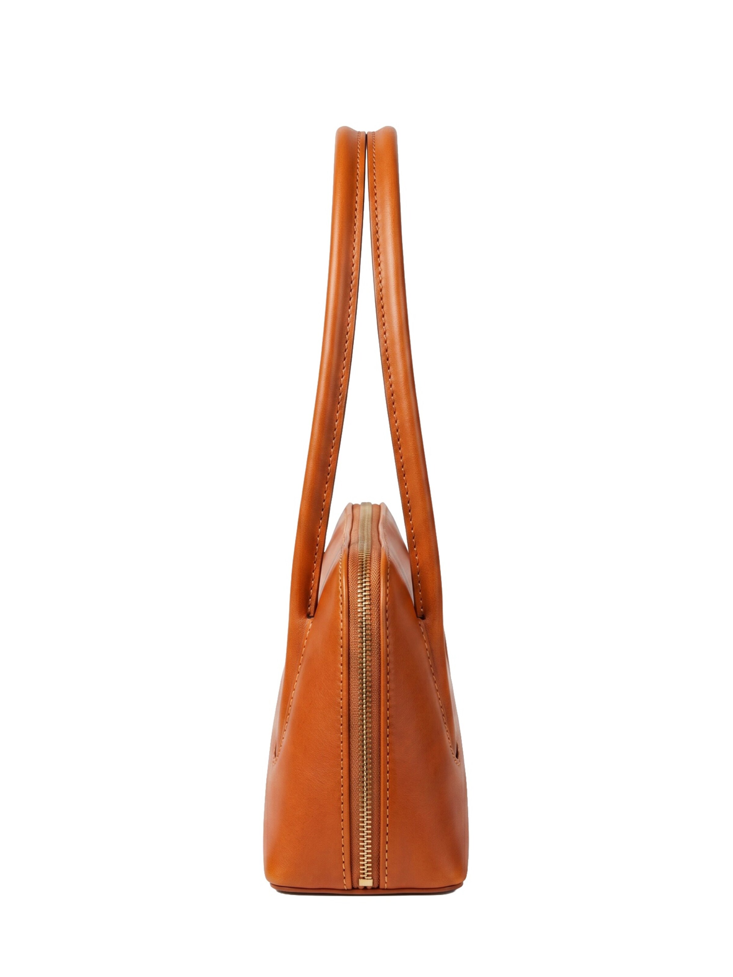 Borsa a spalla 'Borsa a Spalla Donna Pelle Vacchetta I Fratelli - Zip' di I Fratelli in beige