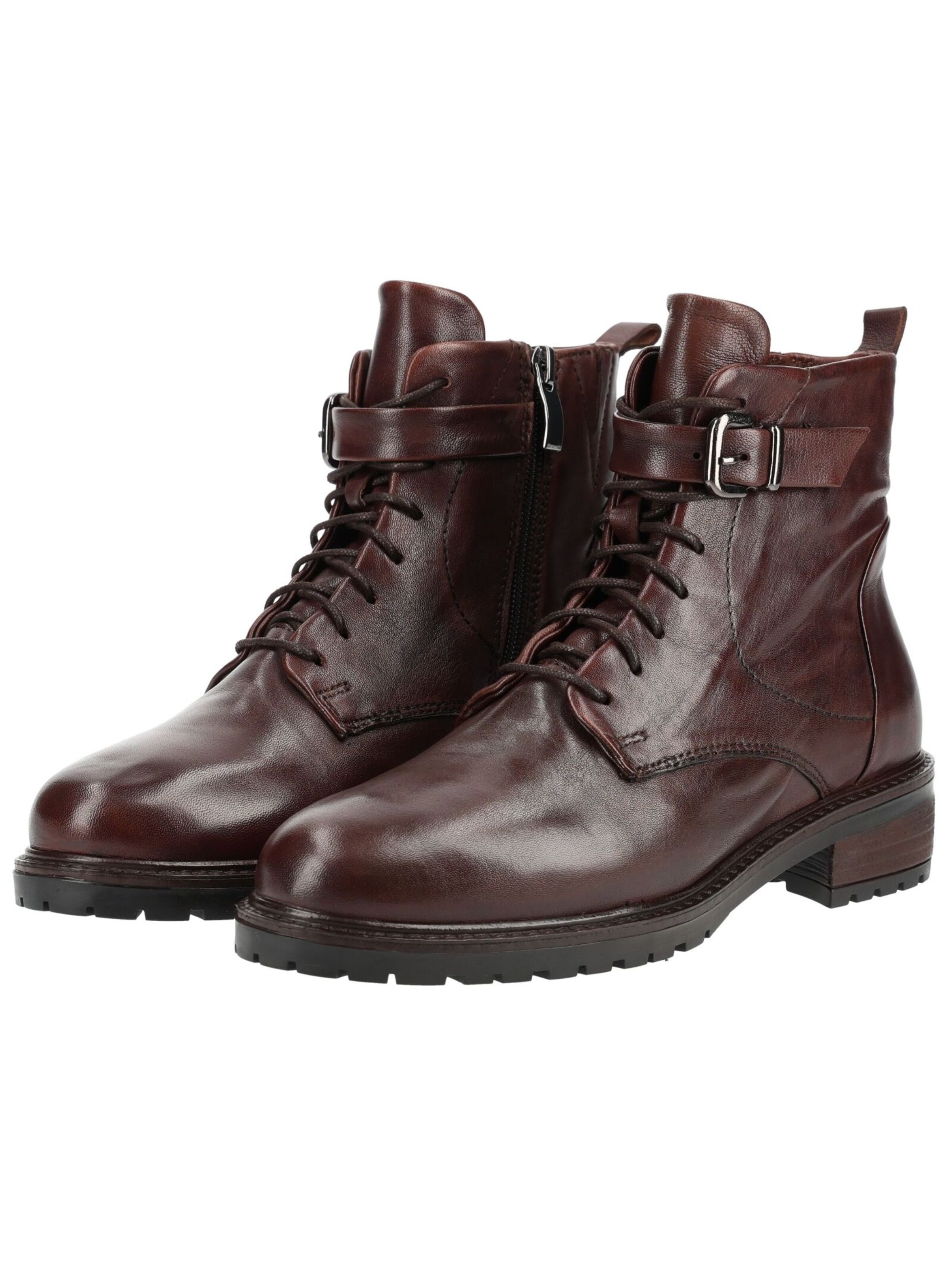 B.Z. MODA by EVERYBODY Schnürstiefelette in Braun
