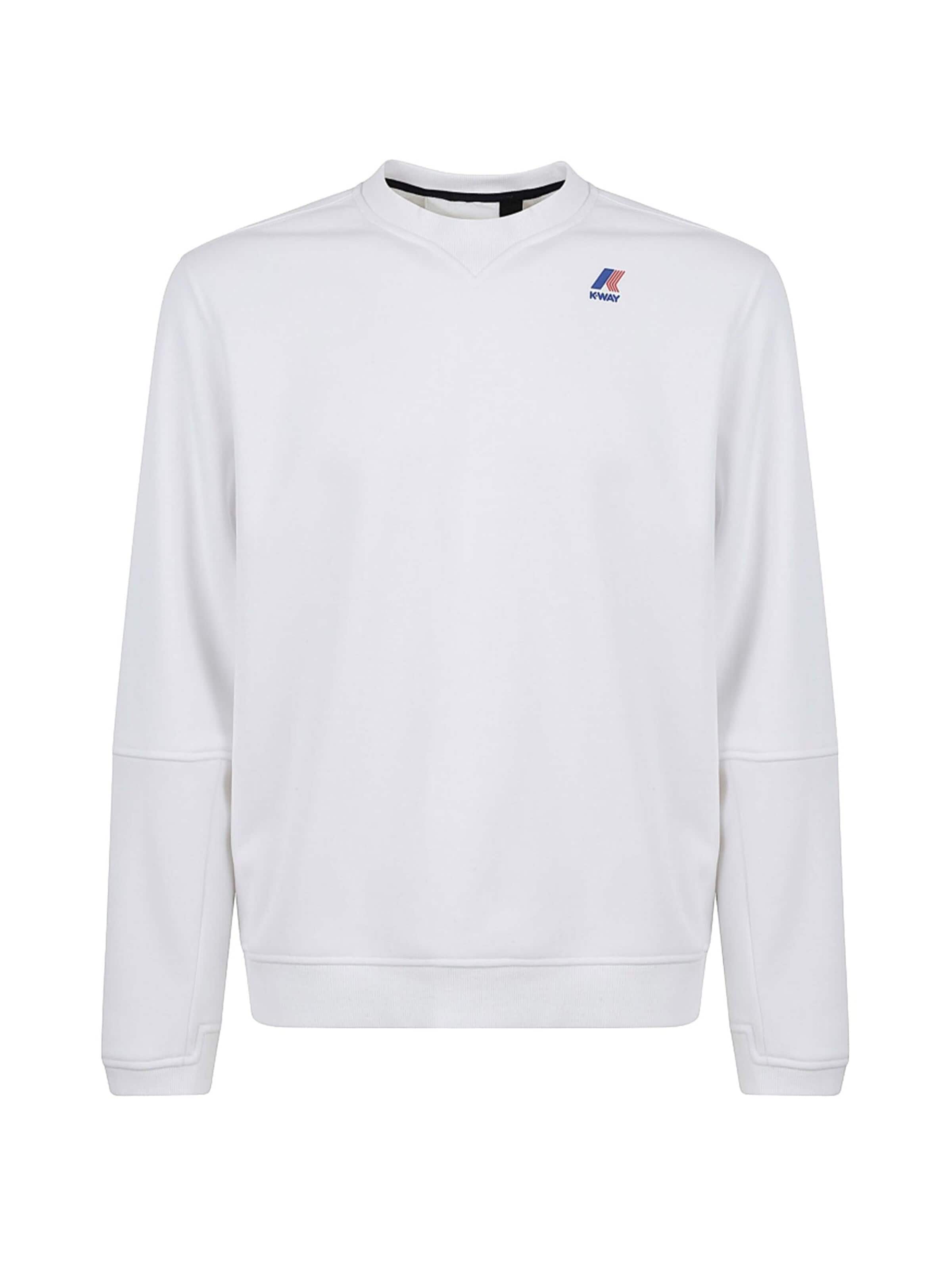 K-Way - Jersey 'K-WAY NAEL BRUSHED PC MAGLIA' en blanco: frente