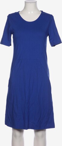 Green Cotton Kleid M in Blau: predná strana