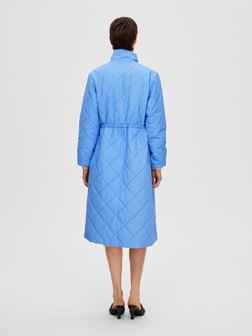 SELECTED FEMME Between-Seasons Coat 'Frila' in Blue