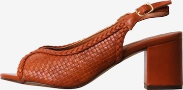 POTI PATI Pumps 'Supermodische Pumps' in Orange: Vorderseite