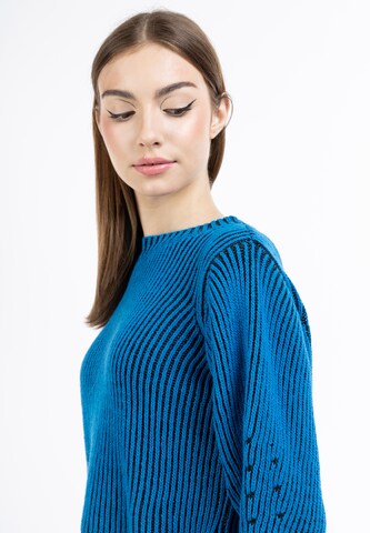 myMo at night - Pullover em azul