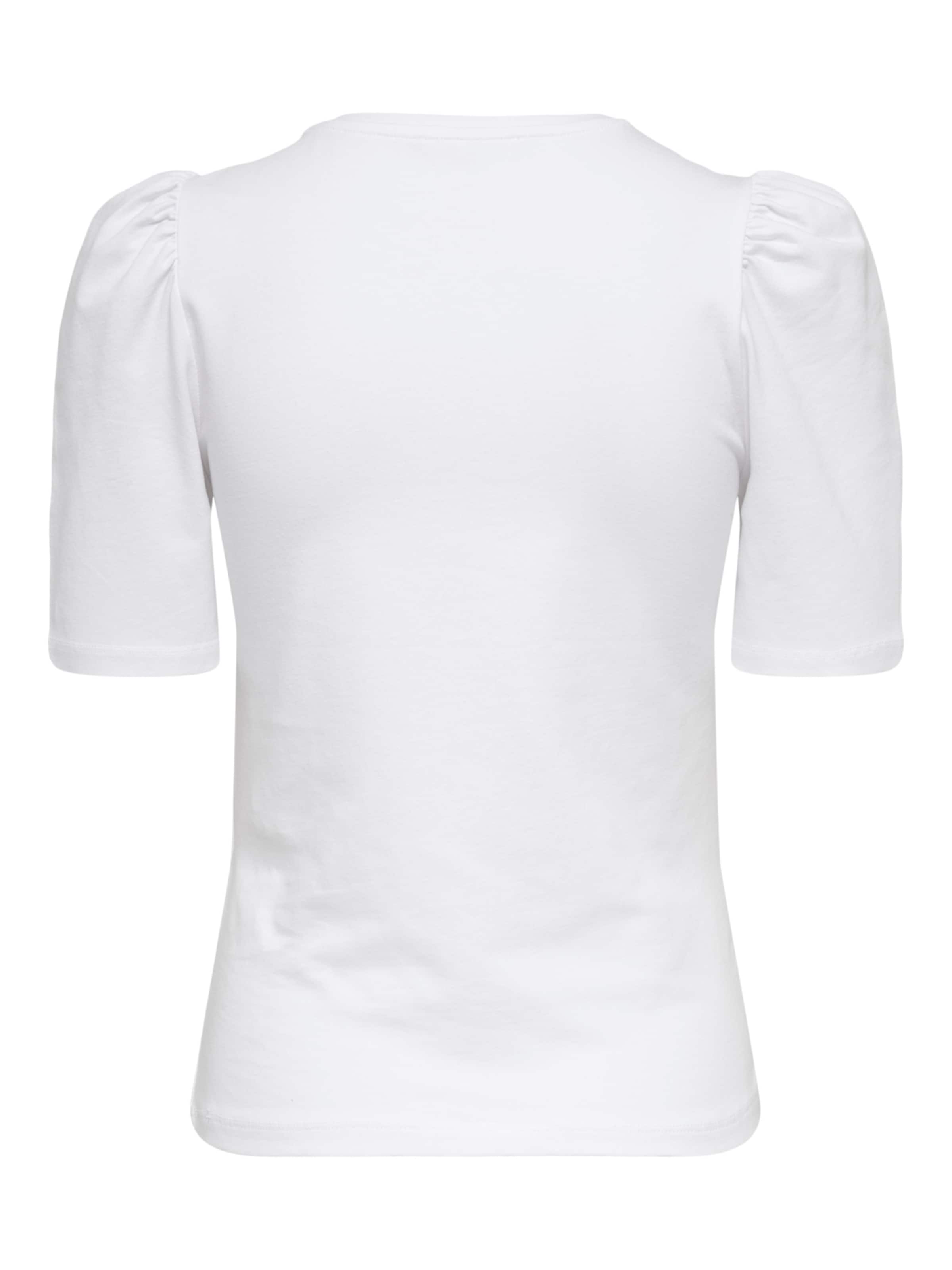 Maglietta 'ONLLive Love' di ONLY in bianco