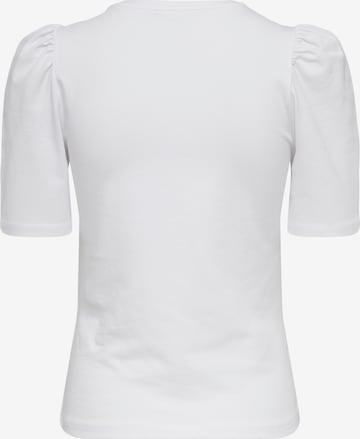 ONLY Shirt 'LOVE' in Weiß