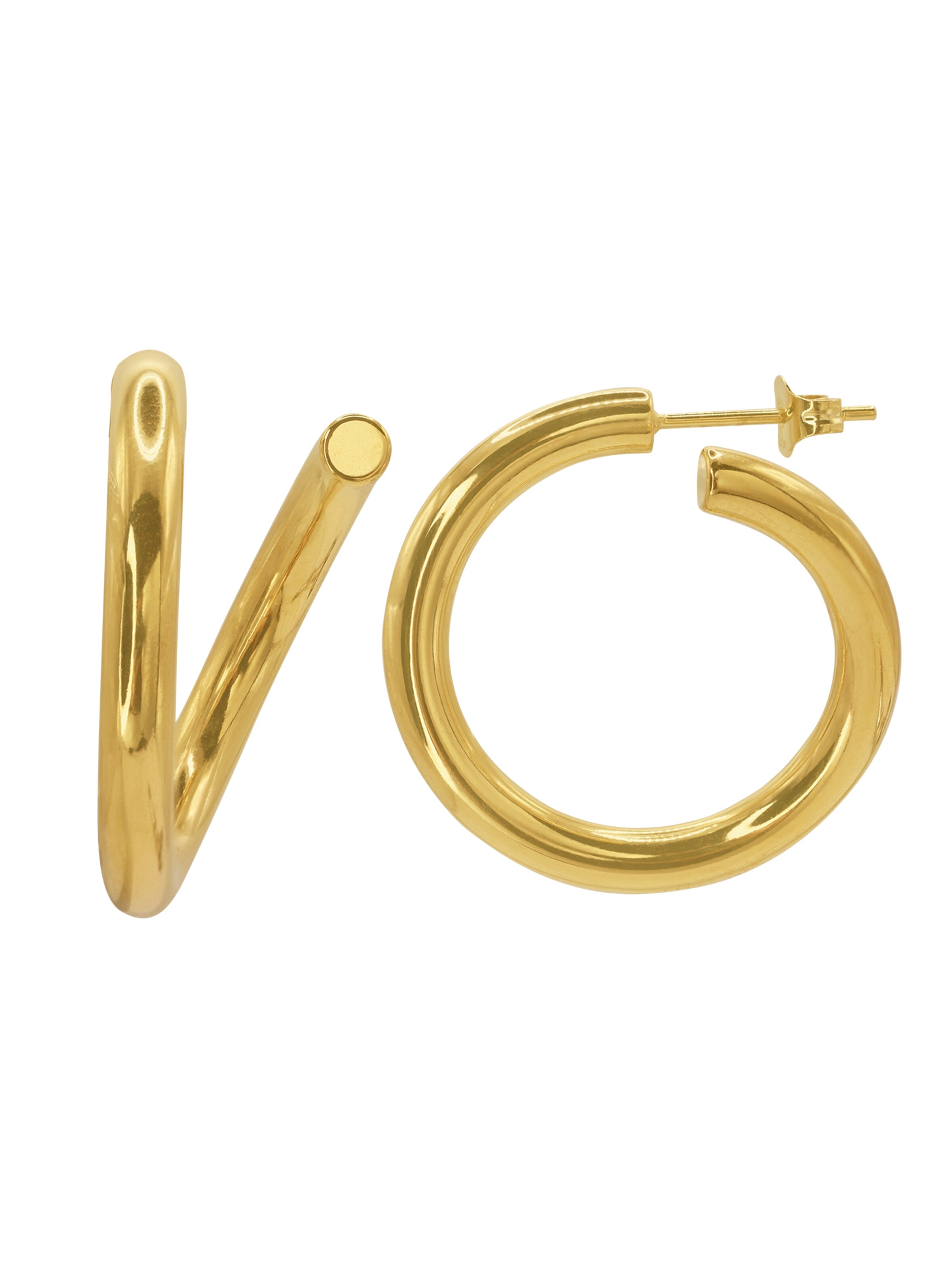 Heideman Oorbellen 'Aelius ' in Goud: voorkant