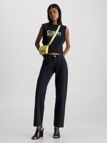 melns Calvin Klein Jeans Standarta Džinsi