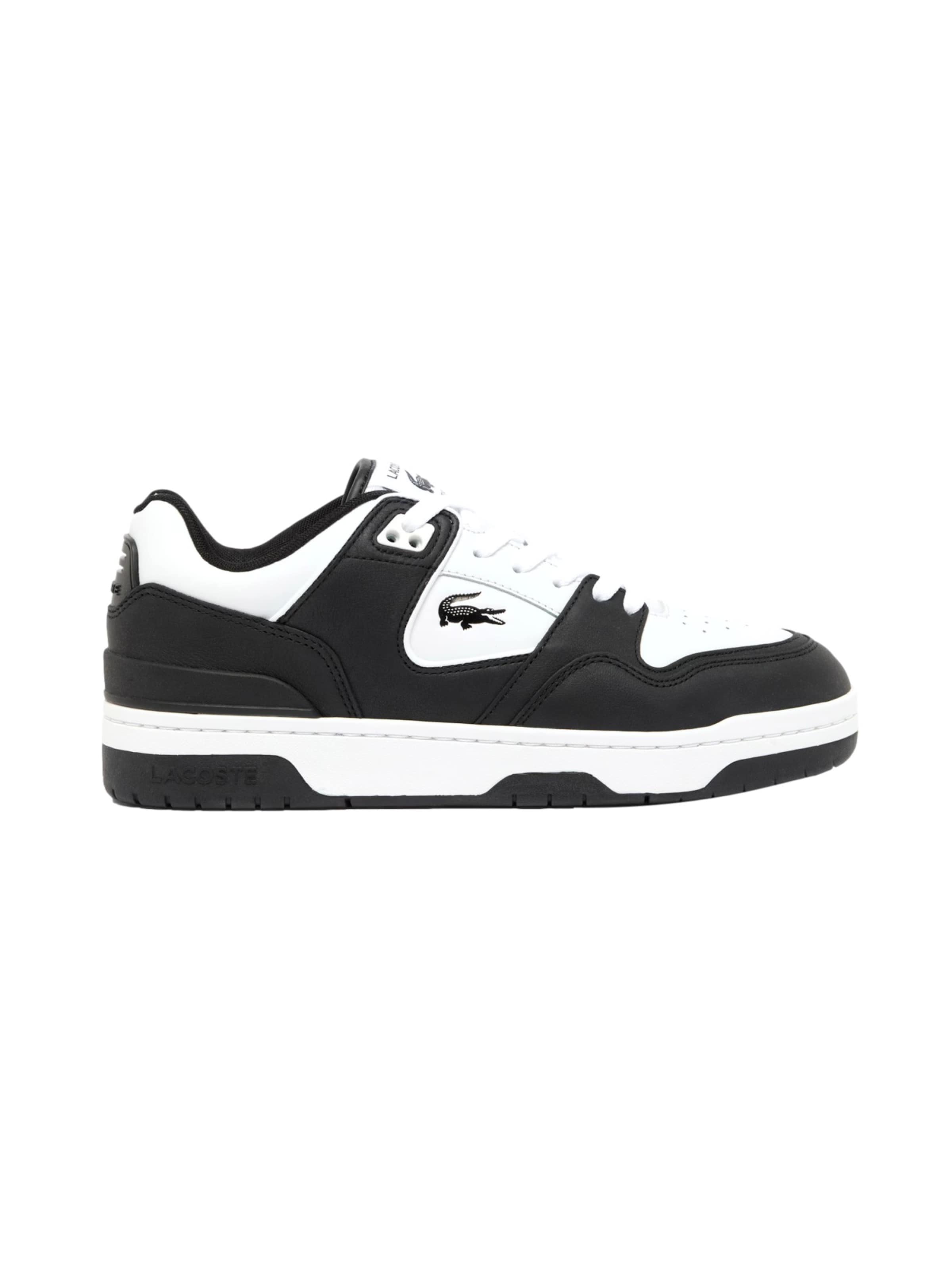 LACOSTE Sneakers laag 'Courtcage Set' in Zwart: voorkant
