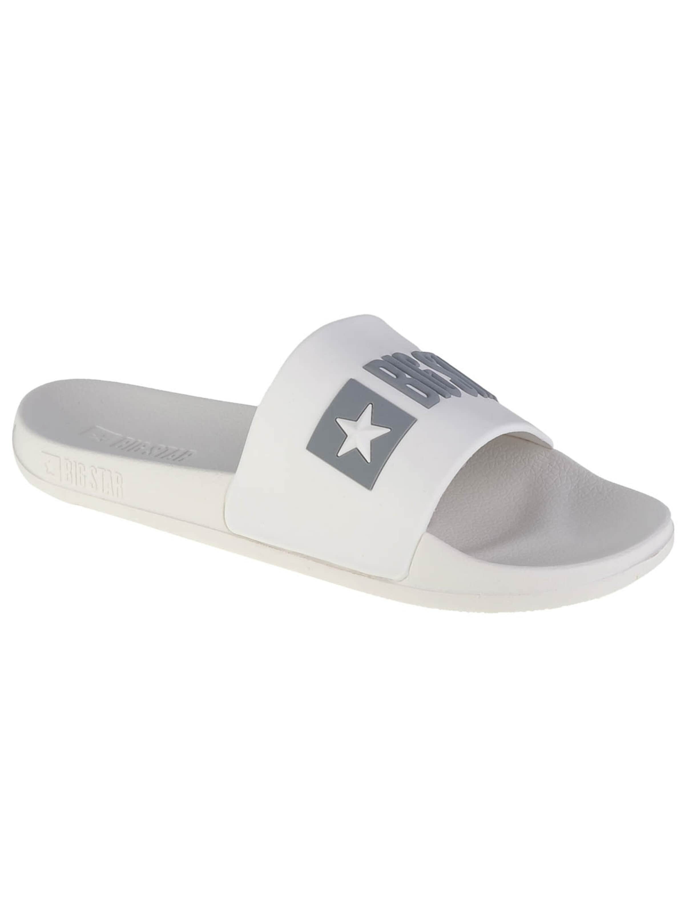 BIG STAR Strand-/Badeschuh 'Big Star W Slipper FF274A'‌‌ in Weiß: Vorderseite