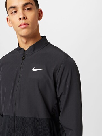 NIKE Trainingsjack in Zwart