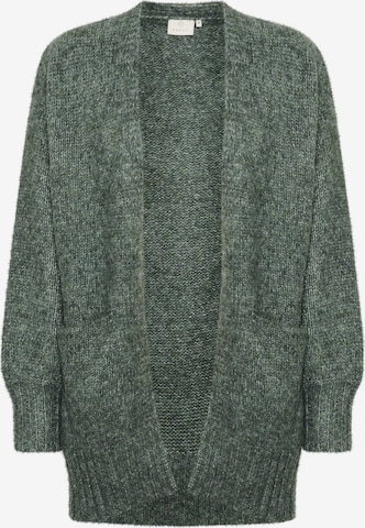 Cardigan 'Trina' Kaffe en vert : devant