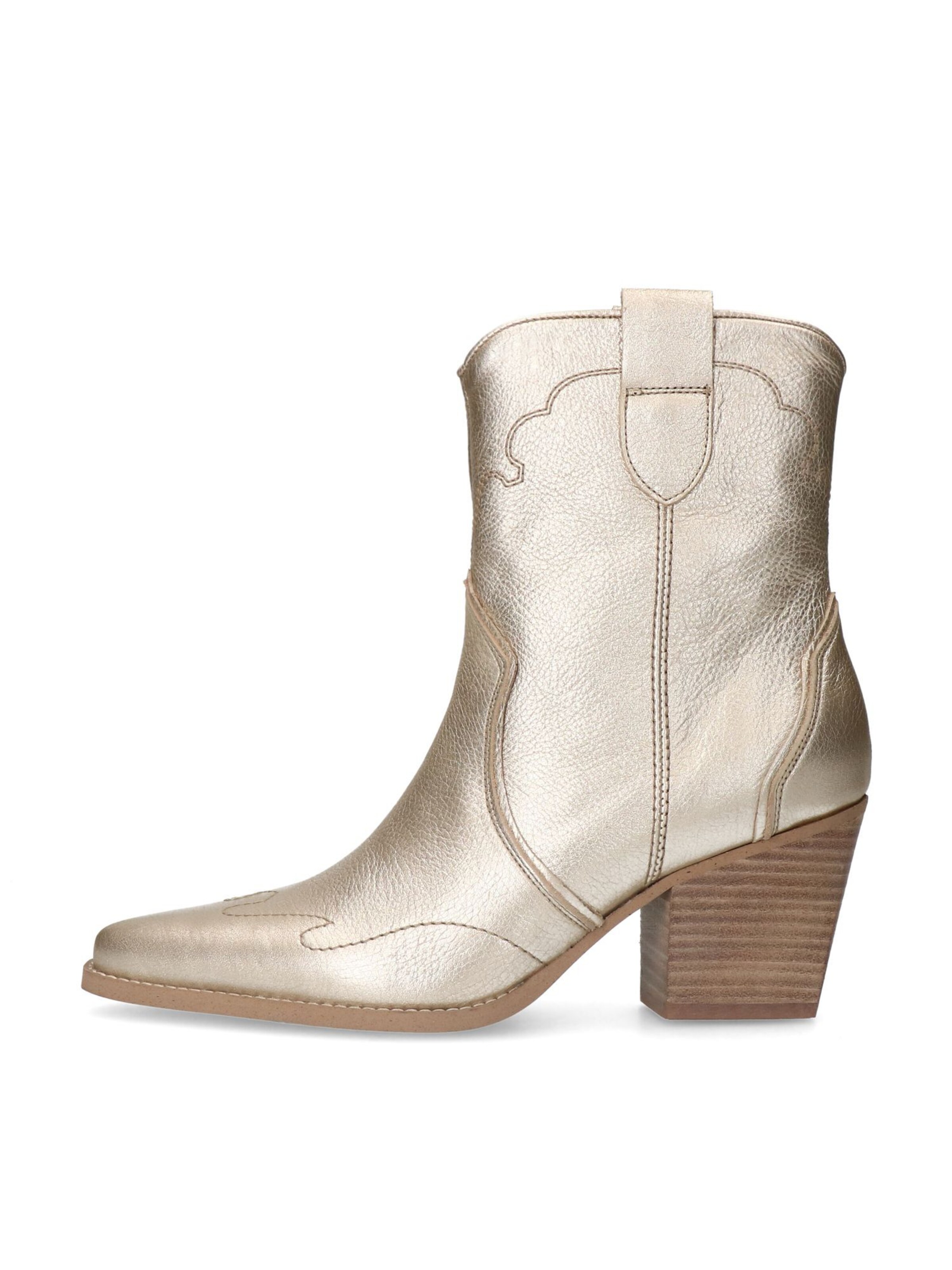 Bottes de cowboy MANFIELD en or