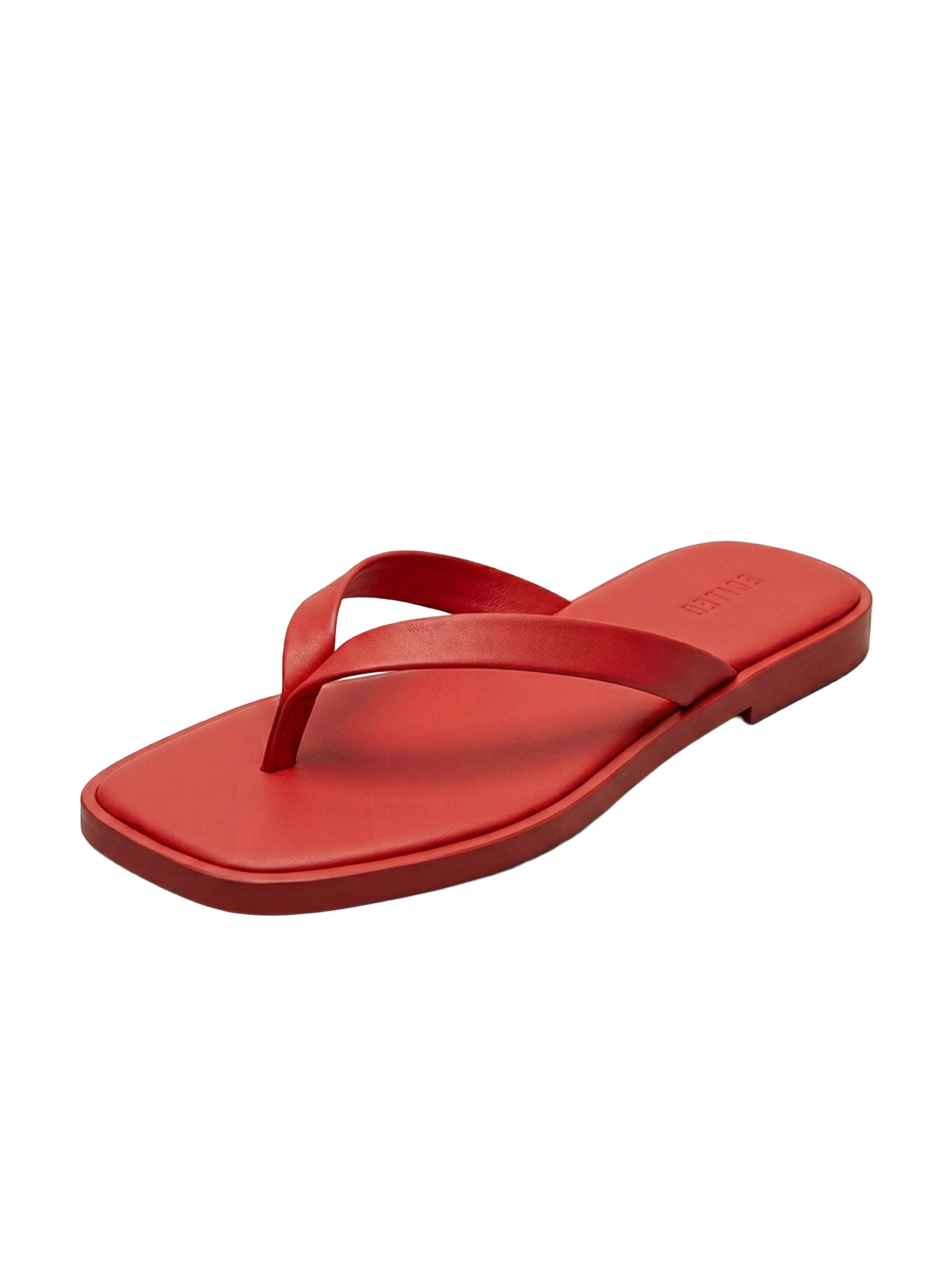 EDITED Sandale 'Willow' in Rot: Vorderseite
