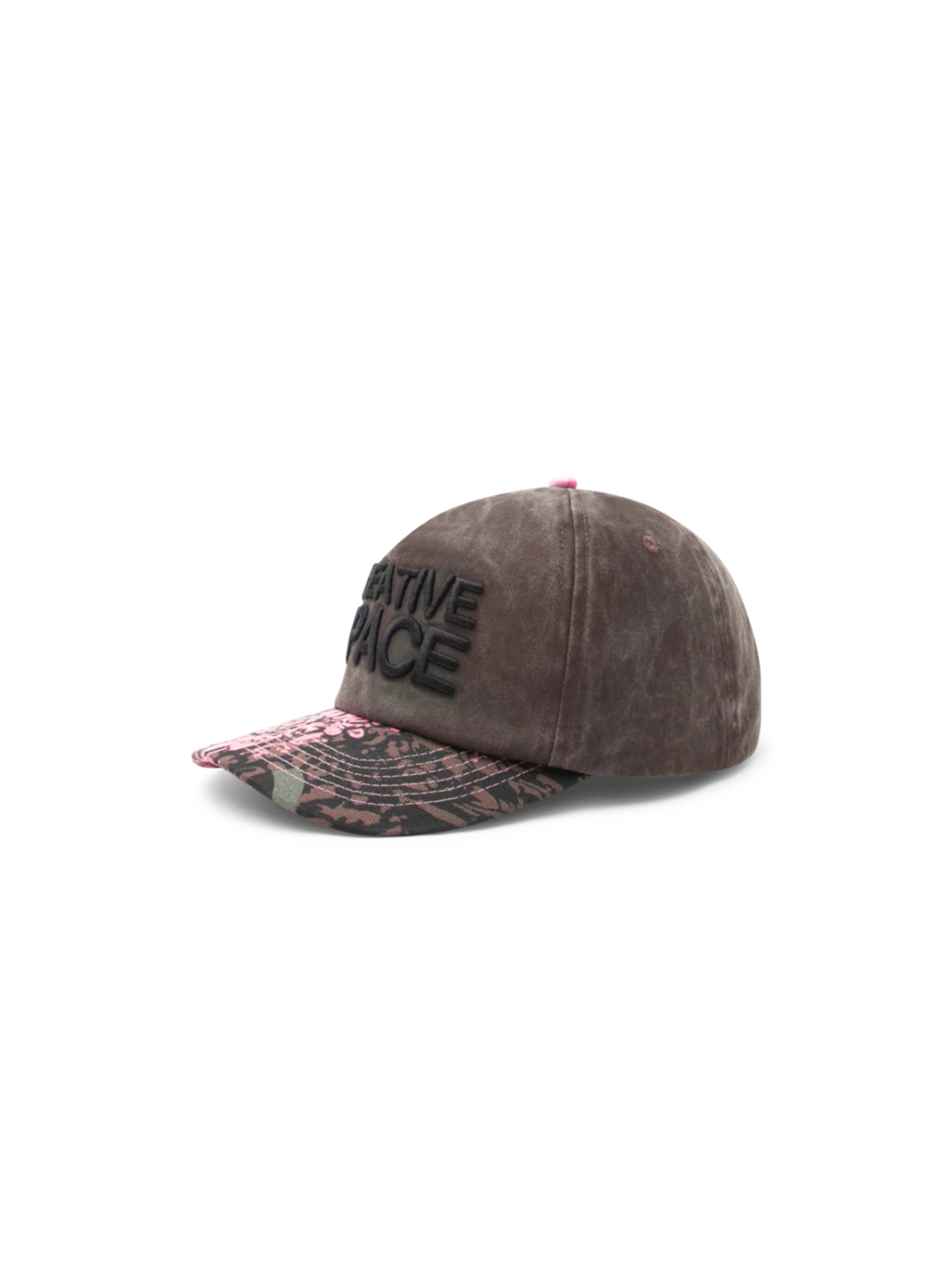 Divention Cap 'Creative Space Cap Pinkwood Camo' in Brown