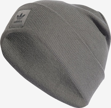 Bonnet 'Adicolor Cuff' ADIDAS ORIGINALS en gris : devant