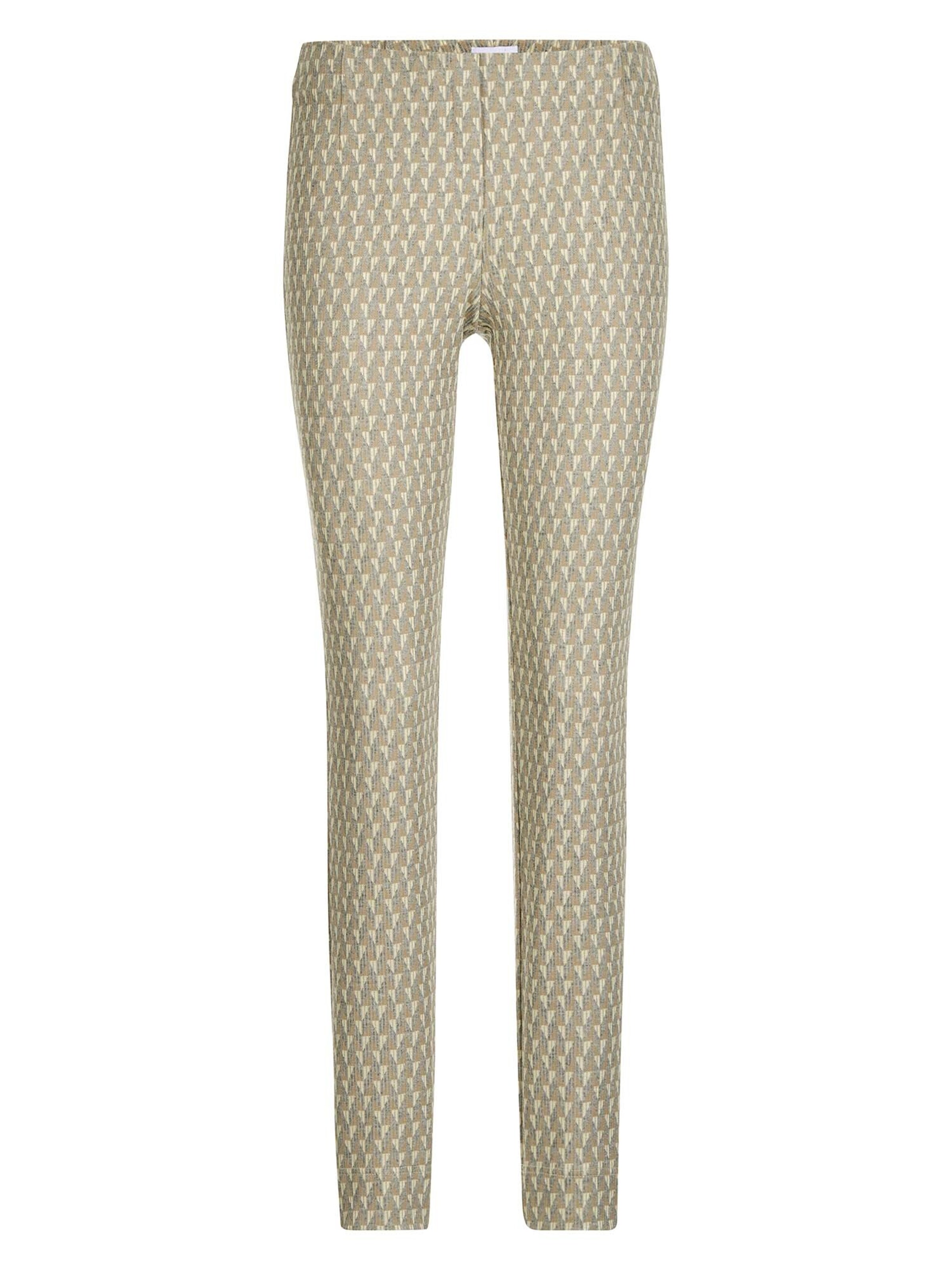 MADELEINE Slimfit Broek in Beige: voorkant