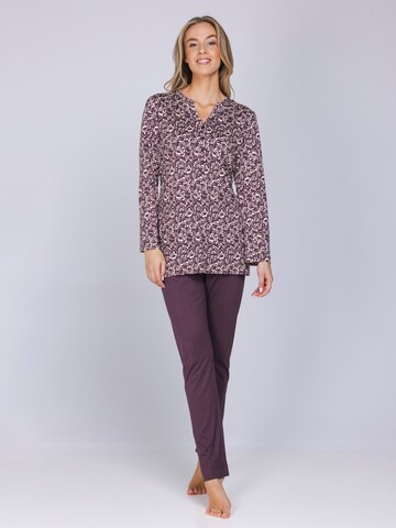 Pastunette Pyjama 'Premium - Mystic'‌‌‌ in Lila