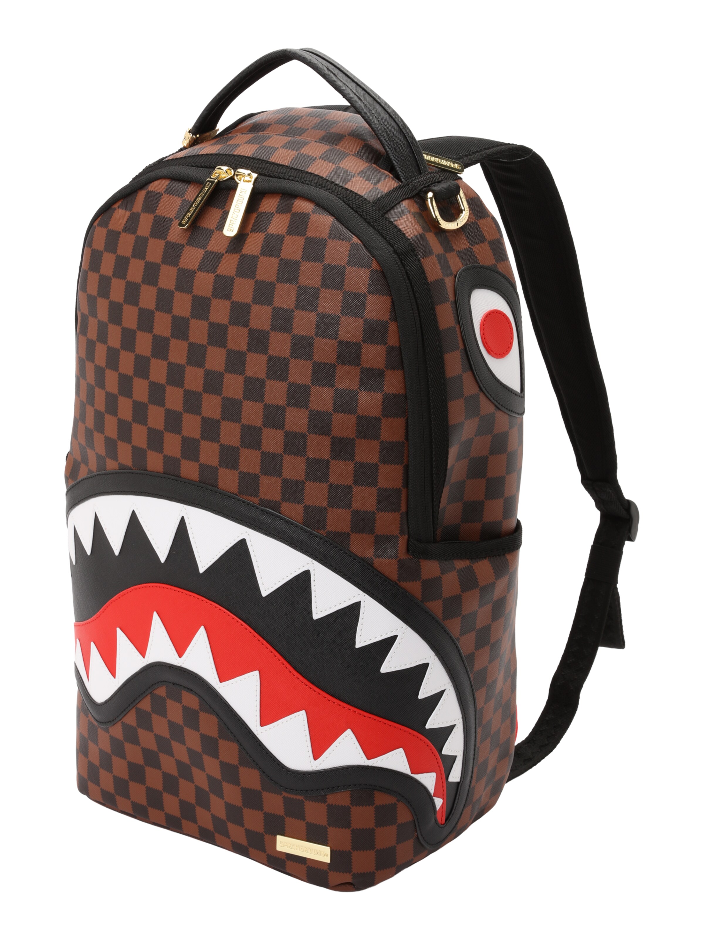 Sac à dos 'SAWTOOTH SHARKS IN PARIS' Sprayground en marron