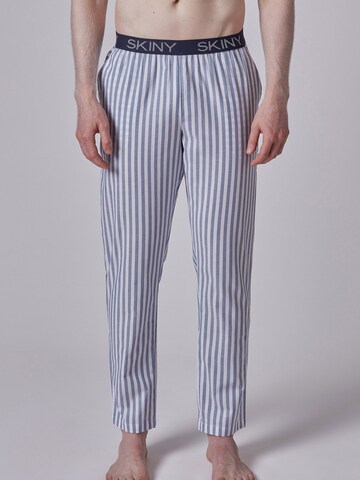 Pantalon de pyjama Skiny en bleu : devant