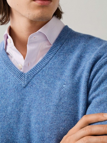 Hackett London Pullover in Blau