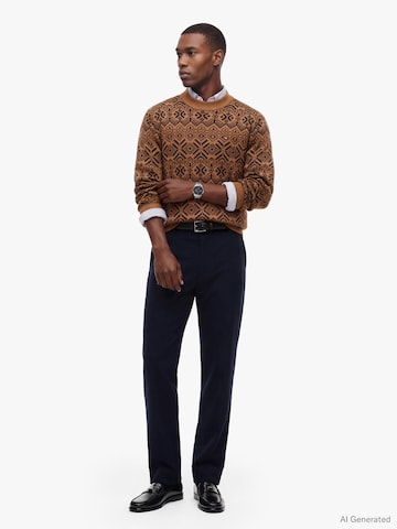 TOMMY HILFIGER Pullover in Braun
