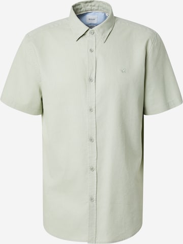 MUSTANG - Comfort Fit Camisa 'BERKELEY' em verde: frente
