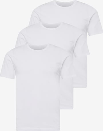 BOSS Black - Regular Fit Camisa 'Classic' em branco: frente
