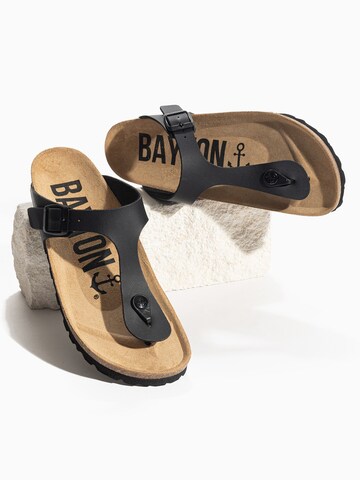 Bayton Teenslipper 'Mercure' in Zwart