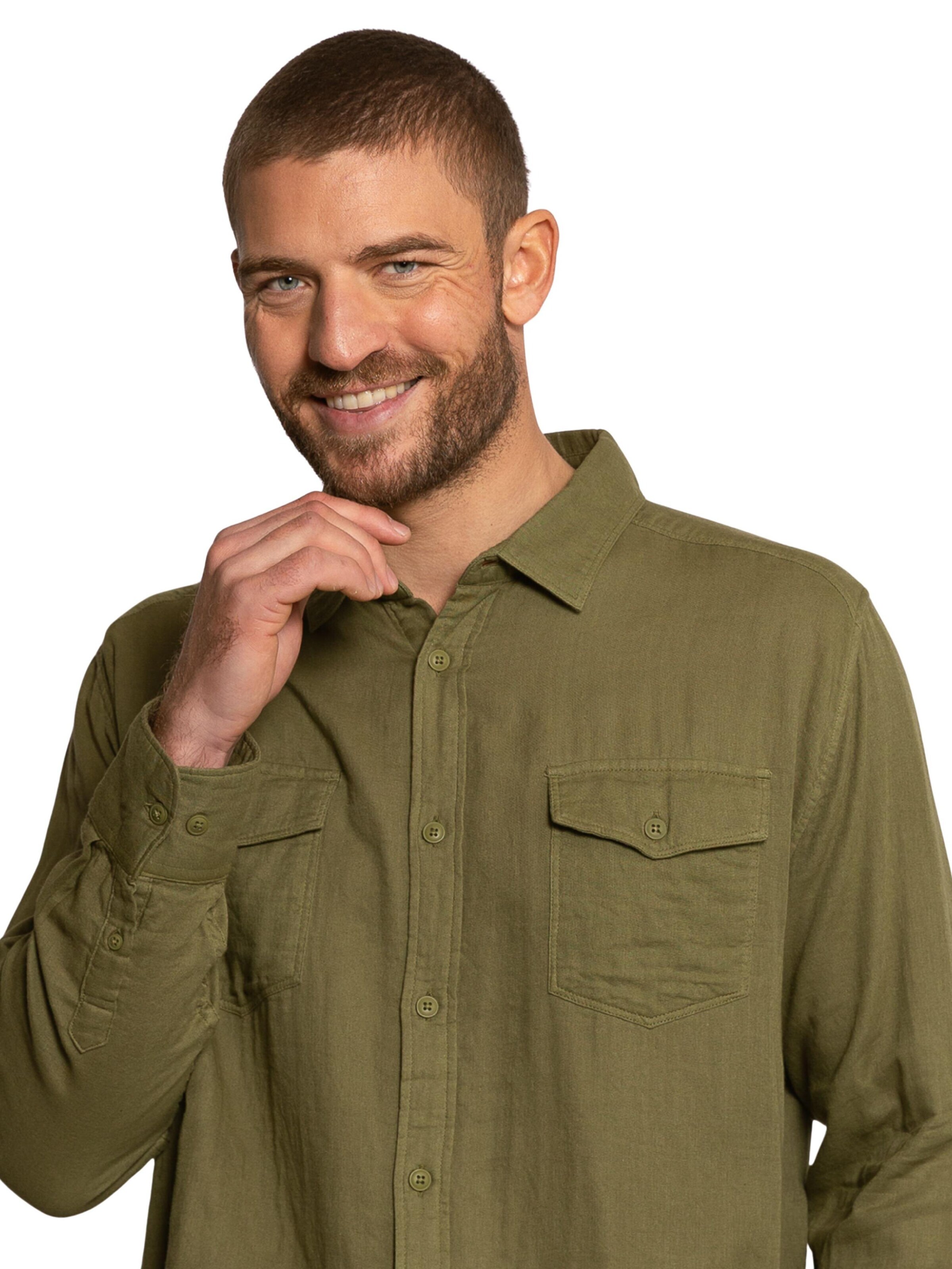 Coupe regular Chemise LDB en gris
