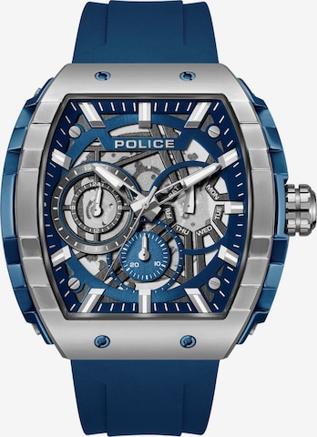 POLICE Analog watch 'Flash' in Blue: front