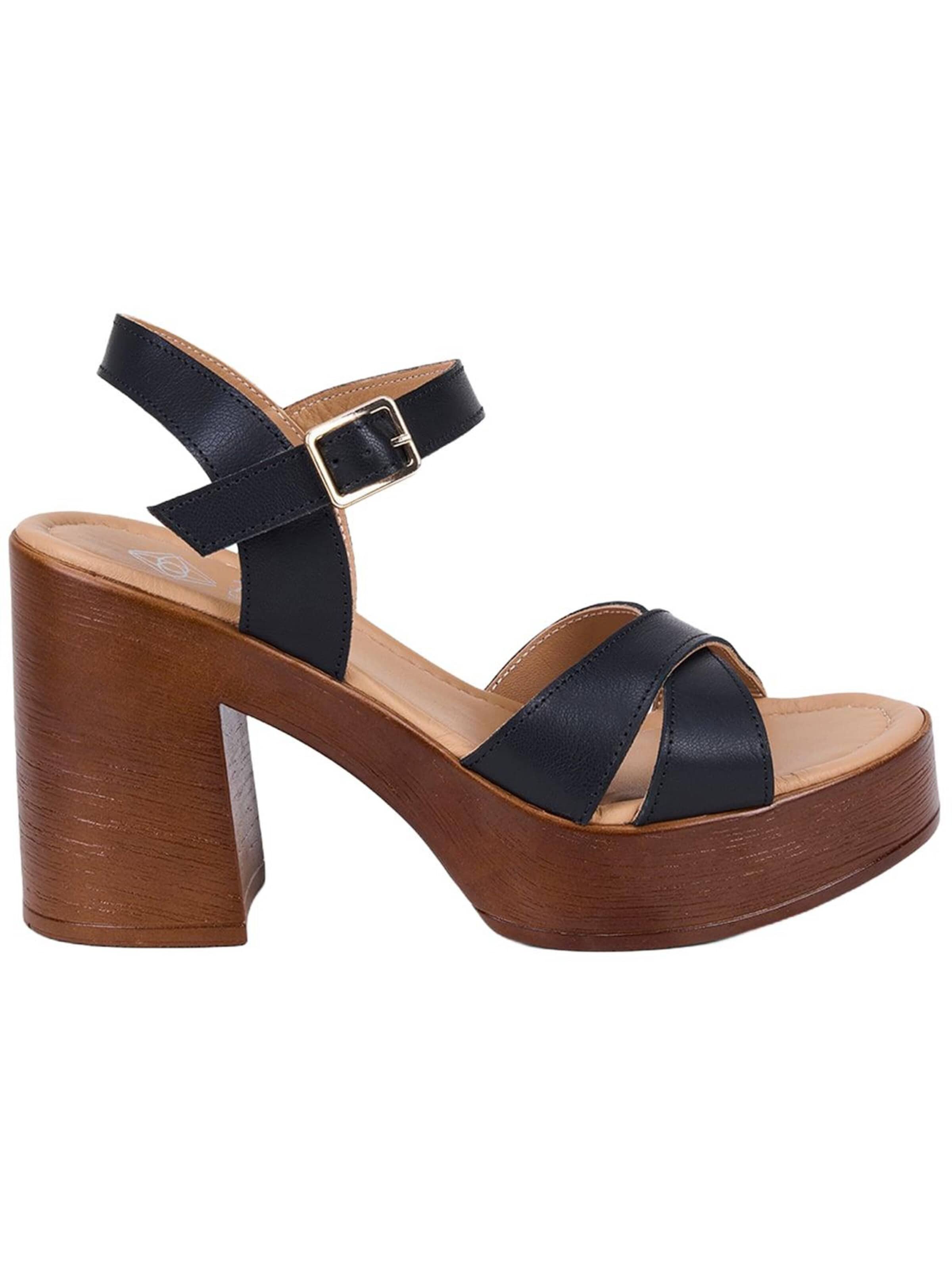 Desa Strap Sandals 'Sandalen mit Blockabsatz' in Black