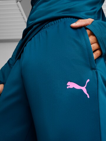 PUMA Slimfit Sporthose 'TeamLIGA' in Blau