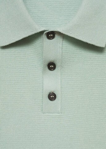 MANGO MAN Shirt 'Galaxia' in Grün
