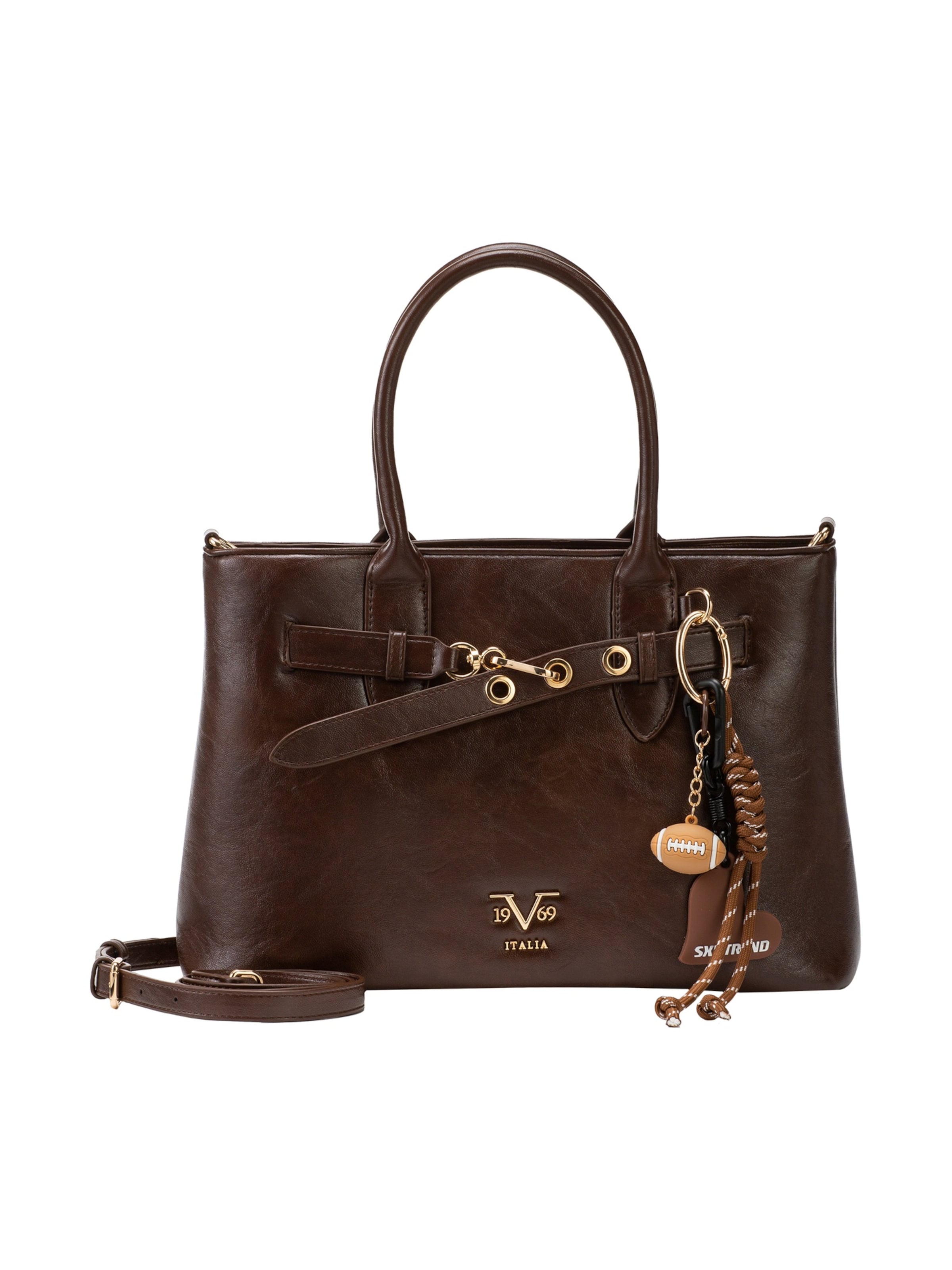 19V69 ITALIA Handtas 'Ravenna' in One Size in de kleur Bruin, Productweergave