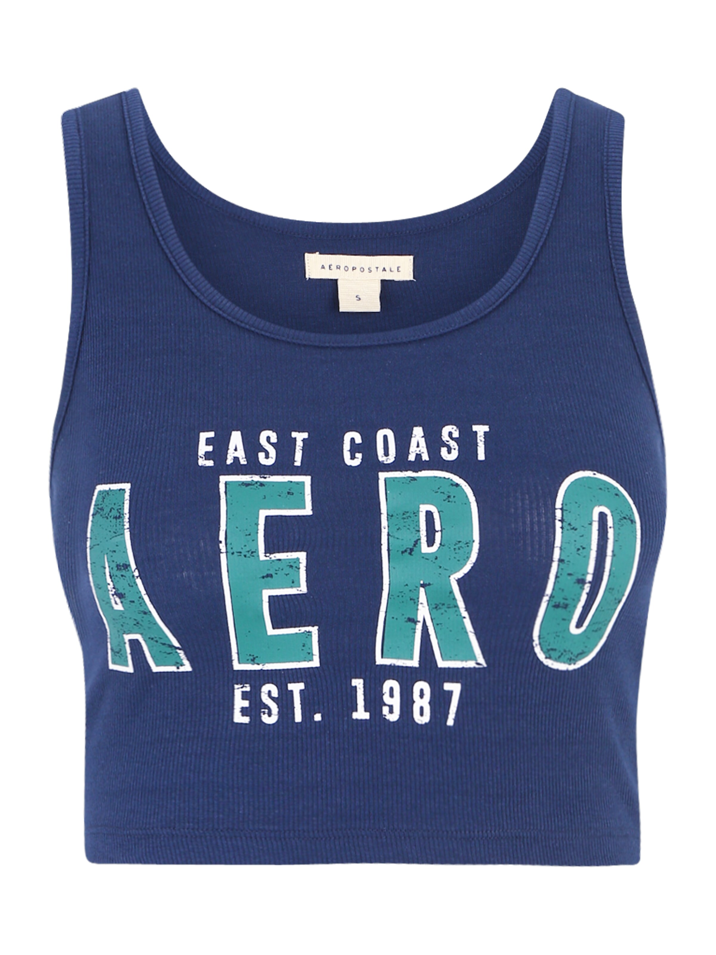 AÉROPOSTALE Top 'DENVER' – modrá: přední strana