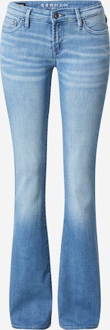 DENHAM Flared Jeans 'FARRAH' in Blauw: voorkant