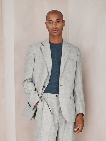 Next Regular fit Business blazer in Grey: front
