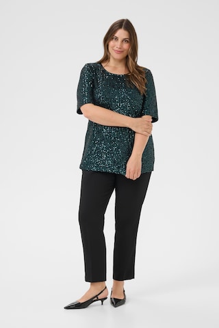 KAFFE CURVE Blouse 'Laila' in Green