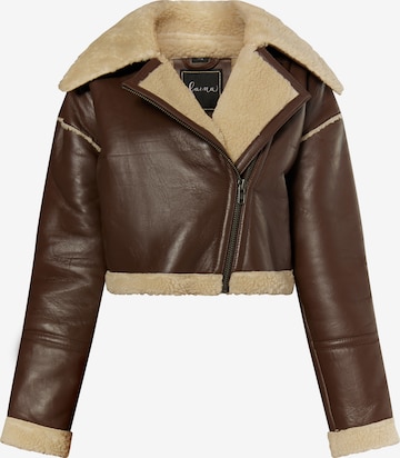 faina Between-season jacket in Brown: front