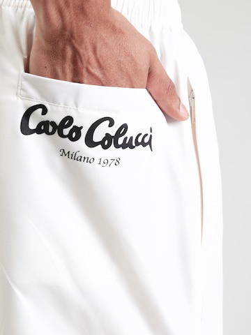 Carlo Colucci - Loosefit Pantalón en blanco