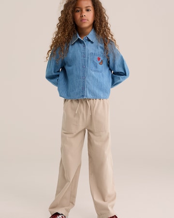WE Fashion Regular Hose in Beige: Vorderseite