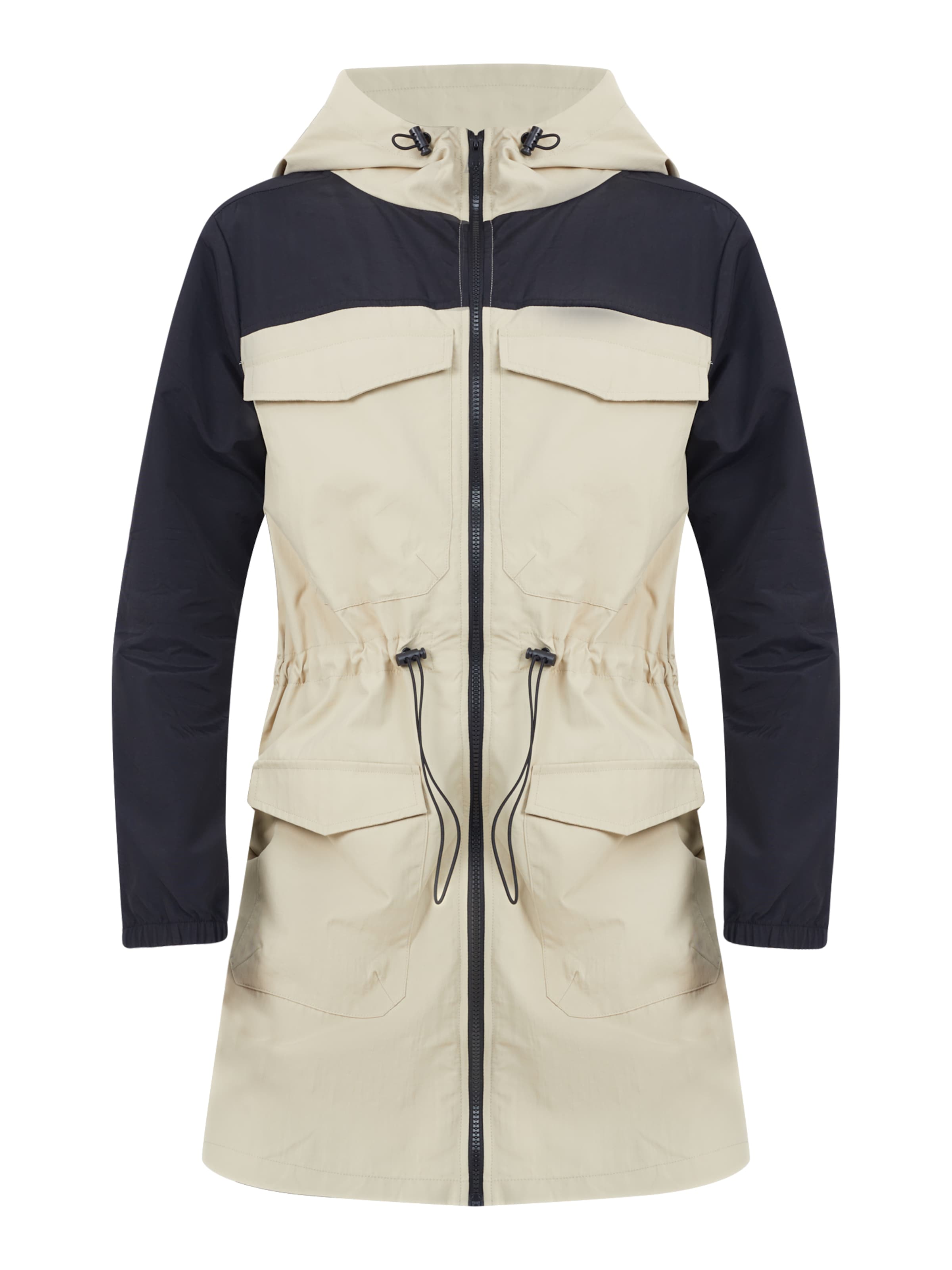 Parka di mezza stagione di BRAVE SOUL in grigio: frontale