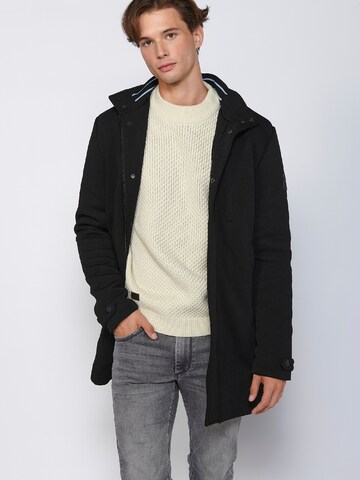 KOROSHI Between-Seasons Coat in Black