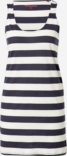 SCHIESSER Нощница 'Just Stripes' в тъмносиньо / бяло, Преглед на продукта