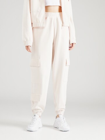 Effilé Pantalon de sport 'EUPHEMIA' GUESS en blanc : devant