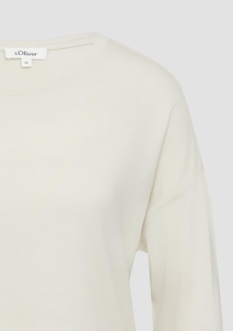 s.Oliver Shirt in Beige
