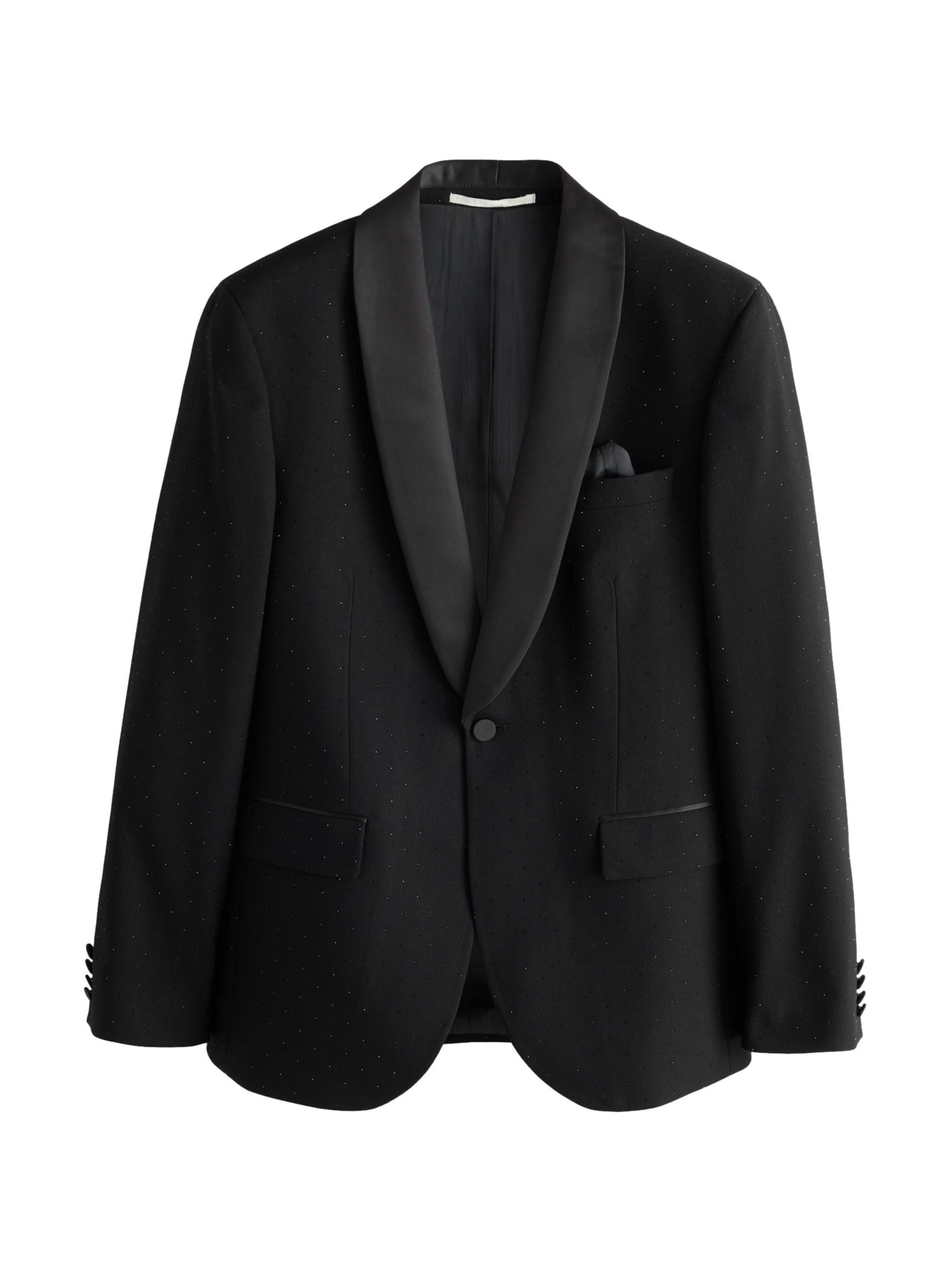 Slim fit Giacca business da completo di Next in nero: frontale