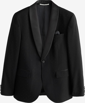 Coupe slim Veste de costume Next en noir : devant