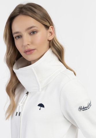 Schmuddelwedda Sweatjakke i hvid