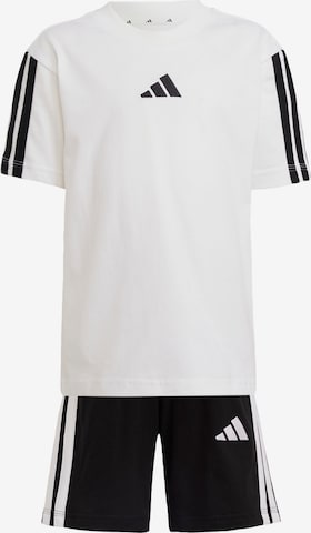 Completo per l'allenamento 'Essentials' di ADIDAS SPORTSWEAR in bianco: frontale